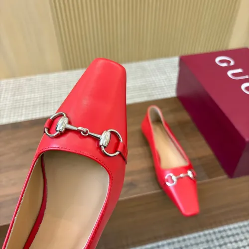 Replica Gucci Flat Shoes For Women #1442439 $98.00 USD for Wholesale