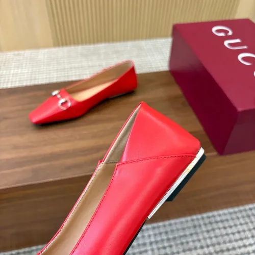 Replica Gucci Flat Shoes For Women #1442439 $98.00 USD for Wholesale