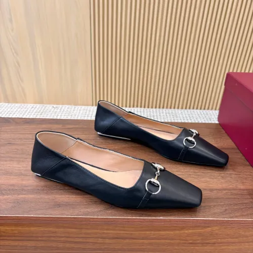 Replica Gucci Flat Shoes For Women #1442440 $98.00 USD for Wholesale