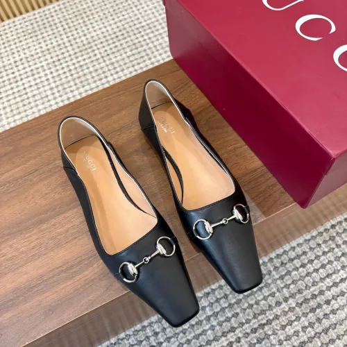 Replica Gucci Flat Shoes For Women #1442440 $98.00 USD for Wholesale