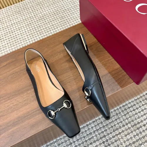 Replica Gucci Flat Shoes For Women #1442440 $98.00 USD for Wholesale