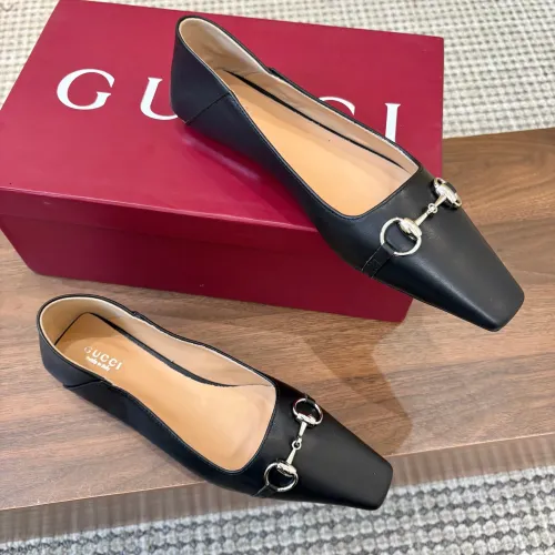 Replica Gucci Flat Shoes For Women #1442440 $98.00 USD for Wholesale