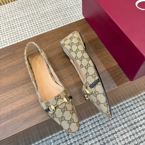 Replica Gucci Flat Shoes For Women #1442441 $98.00 USD for Wholesale