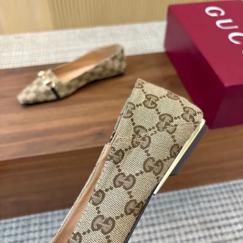 Replica Gucci Flat Shoes For Women #1442441 $98.00 USD for Wholesale