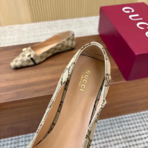 Replica Gucci Flat Shoes For Women #1442441 $98.00 USD for Wholesale