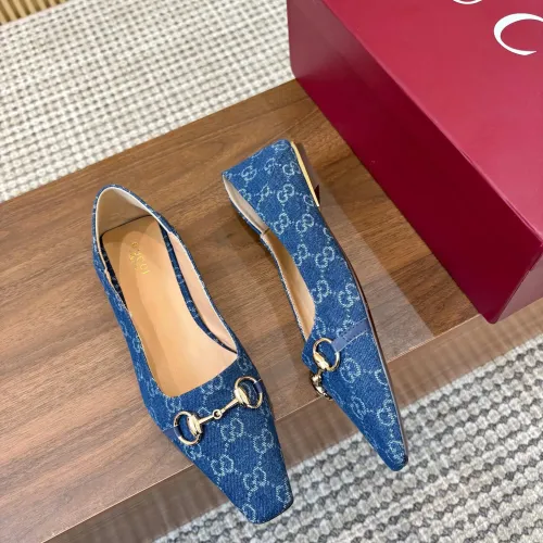 Replica Gucci Flat Shoes For Women #1442442 $98.00 USD for Wholesale