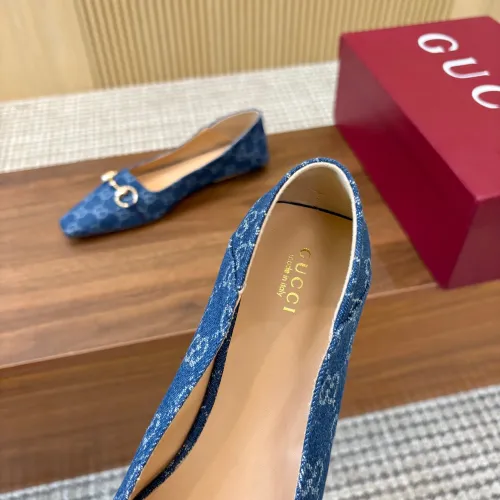 Replica Gucci Flat Shoes For Women #1442442 $98.00 USD for Wholesale