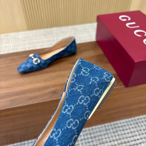 Replica Gucci Flat Shoes For Women #1442442 $98.00 USD for Wholesale