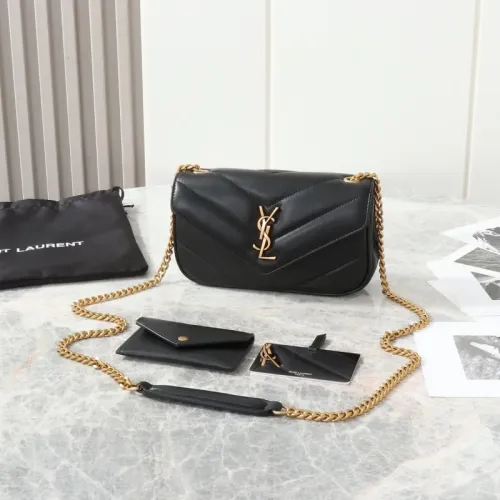 Cheap Yves Saint Laurent YSL AAA Quality Shoulder Bags For Women #1442456, $$140.00 USD On Yves Saint Laurent YSL AAA Quality Shoulder Bags
