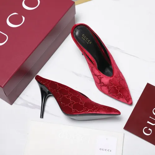 Replica Gucci Slippers For Women #1442554 $122.00 USD for Wholesale