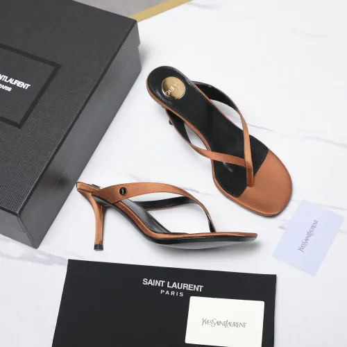 Replica Yves Saint Laurent YSL Slippers For Women #1442703 $112.00 USD for Wholesale