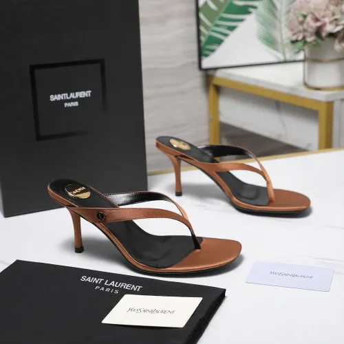 Replica Yves Saint Laurent YSL Slippers For Women #1442703 $112.00 USD for Wholesale