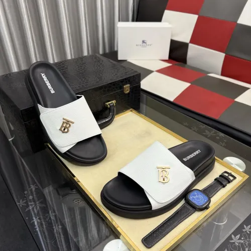 Replica Burberry Slippers For Men #1442817 $72.00 USD for Wholesale
