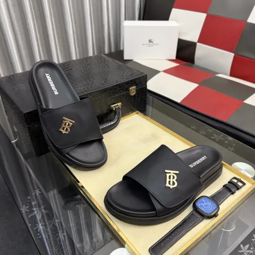Replica Burberry Slippers For Men #1442822 $72.00 USD for Wholesale