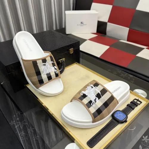 Cheap Burberry Slippers For Men #1442841, $$60.00 USD On Burberry Slippers