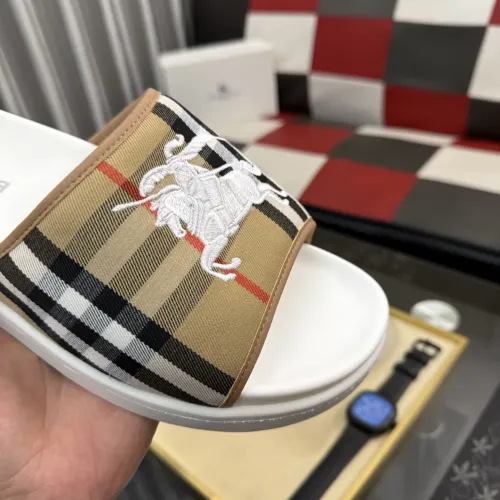 Replica Burberry Slippers For Men #1442843 $60.00 USD for Wholesale