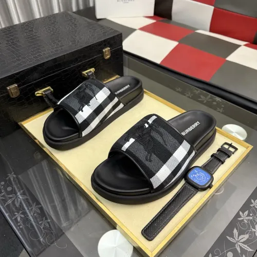 Replica Burberry Slippers For Men #1442846 $60.00 USD for Wholesale