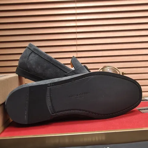 Replica Dolce & Gabbana D&G Leather Shoes For Men #1442850 $98.00 USD for Wholesale