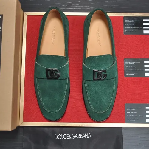 Replica Dolce & Gabbana D&G Leather Shoes For Men #1442851 $98.00 USD for Wholesale