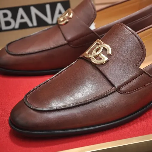 Replica Dolce & Gabbana D&G Leather Shoes For Men #1442853 $98.00 USD for Wholesale
