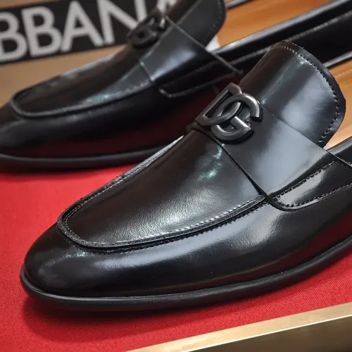 Replica Dolce & Gabbana D&G Leather Shoes For Men #1442855 $98.00 USD for Wholesale