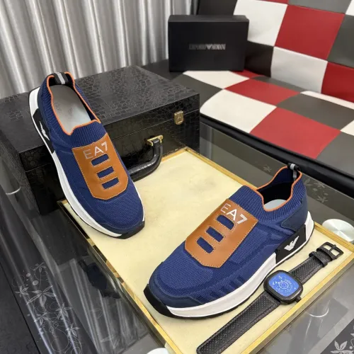Replica Armani Casual Shoes For Men #1442945 $76.00 USD for Wholesale