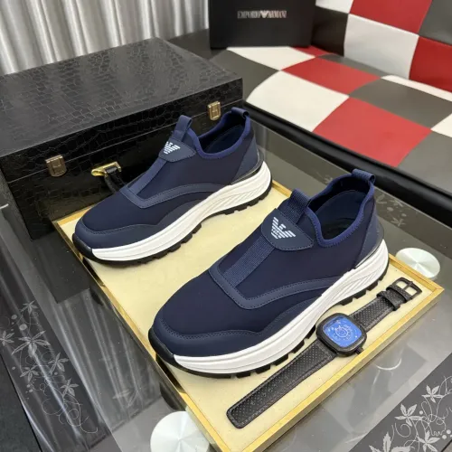 Replica Armani Casual Shoes For Men #1442957 $82.00 USD for Wholesale