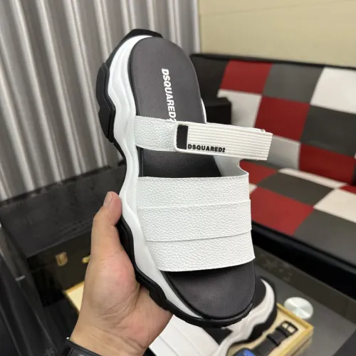 Replica Dsquared Slippers For Men #1442962 $76.00 USD for Wholesale
