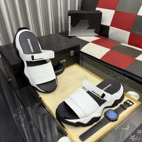 Replica Dsquared Slippers For Men #1442962 $76.00 USD for Wholesale