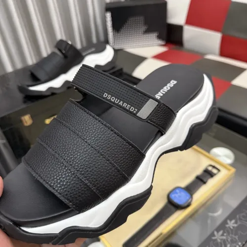 Replica Dsquared Slippers For Men #1442965 $76.00 USD for Wholesale