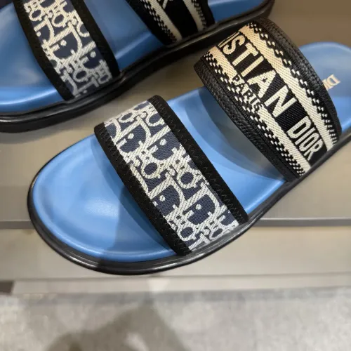 Replica Christian Dior Slippers For Men #1442970 $60.00 USD for Wholesale