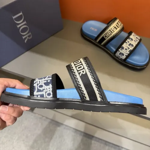Replica Christian Dior Slippers For Men #1442970 $60.00 USD for Wholesale
