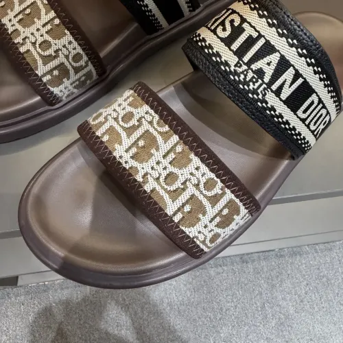 Replica Christian Dior Slippers For Men #1442971 $60.00 USD for Wholesale