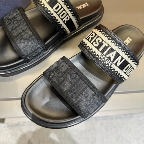 Replica Christian Dior Slippers For Men #1442974 $60.00 USD for Wholesale