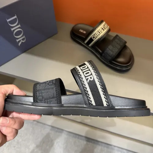 Replica Christian Dior Slippers For Men #1442974 $60.00 USD for Wholesale
