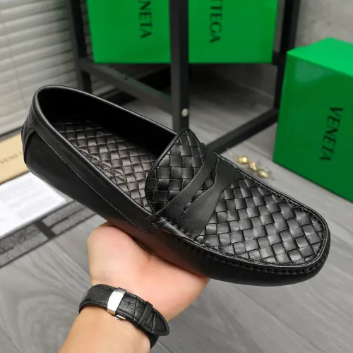 Replica Bottega Veneta BV Leather Shoes For Men #1443003 $80.00 USD for Wholesale