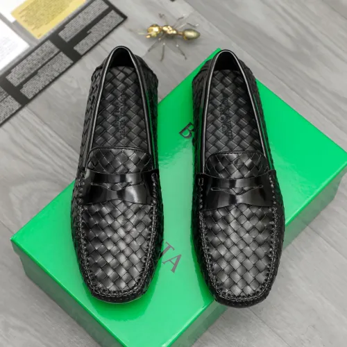 Replica Bottega Veneta BV Leather Shoes For Men #1443007 $80.00 USD for Wholesale