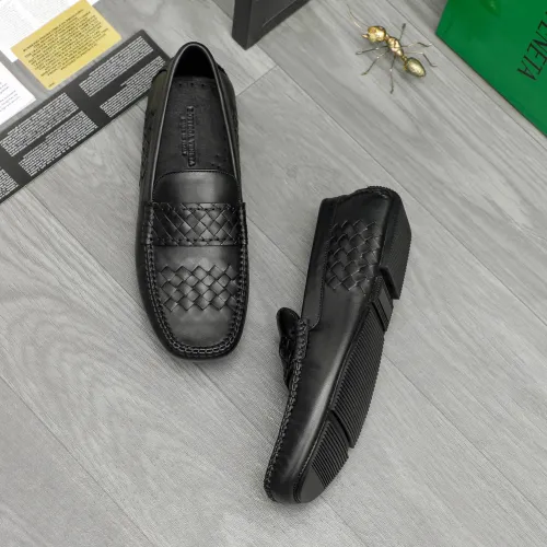 Replica Bottega Veneta BV Leather Shoes For Men #1443011 $80.00 USD for Wholesale