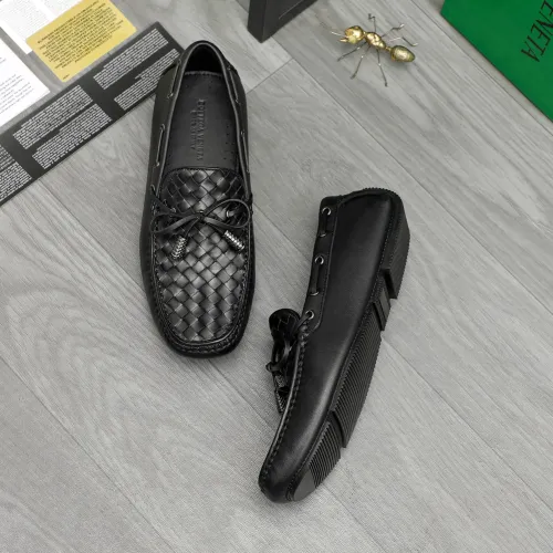 Replica Bottega Veneta BV Leather Shoes For Men #1443018 $80.00 USD for Wholesale