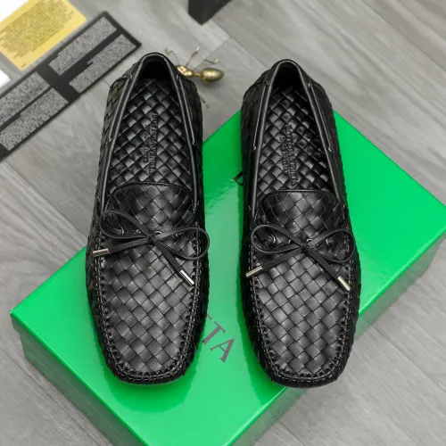 Replica Bottega Veneta BV Leather Shoes For Men #1443020 $80.00 USD for Wholesale