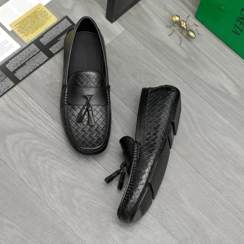Replica Bottega Veneta BV Leather Shoes For Men #1443022 $80.00 USD for Wholesale