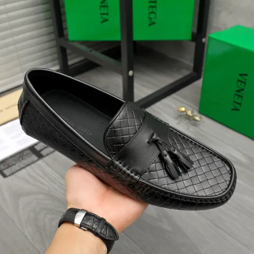 Replica Bottega Veneta BV Leather Shoes For Men #1443022 $80.00 USD for Wholesale