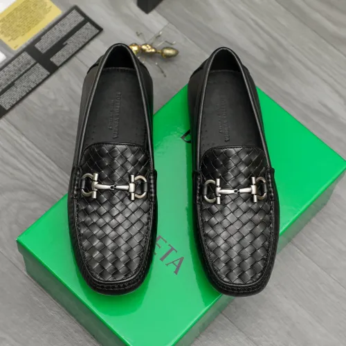 Replica Bottega Veneta BV Leather Shoes For Men #1443023 $80.00 USD for Wholesale