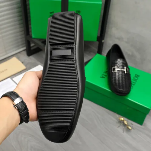 Replica Bottega Veneta BV Leather Shoes For Men #1443023 $80.00 USD for Wholesale