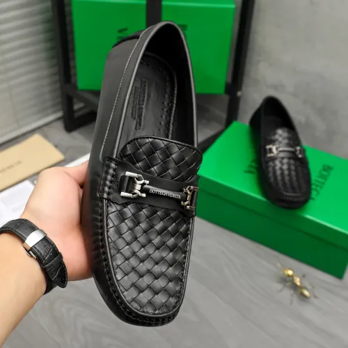 Replica Bottega Veneta BV Leather Shoes For Men #1443024 $80.00 USD for Wholesale