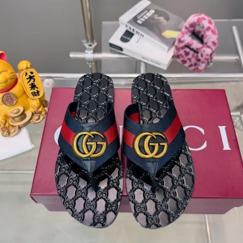Replica Gucci Slippers For Men #1443042 $68.00 USD for Wholesale