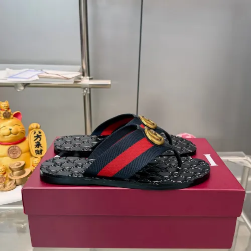 Replica Gucci Slippers For Men #1443042 $68.00 USD for Wholesale
