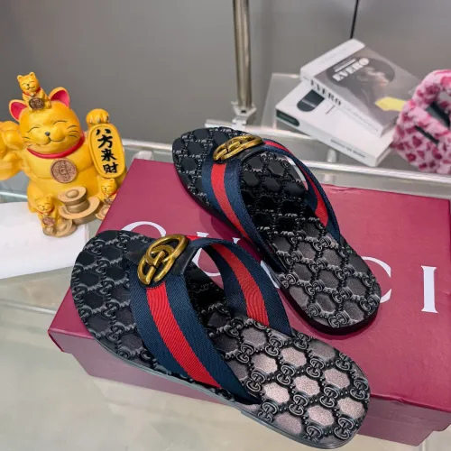 Replica Gucci Slippers For Men #1443042 $68.00 USD for Wholesale
