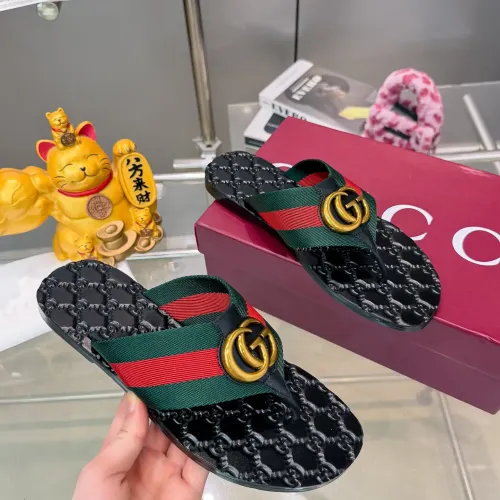 Replica Gucci Slippers For Men #1443044 $68.00 USD for Wholesale