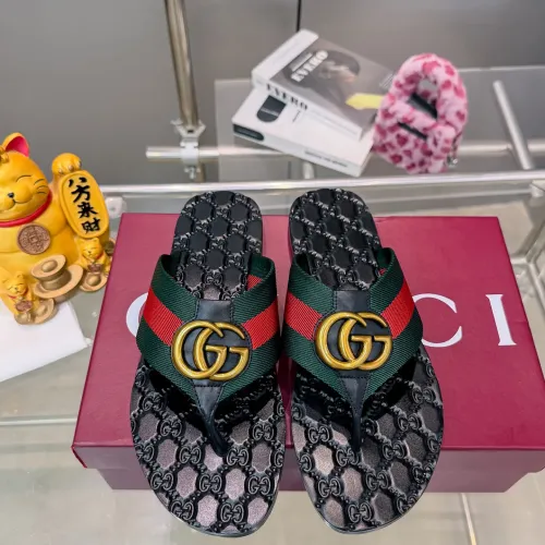 Replica Gucci Slippers For Men #1443044 $68.00 USD for Wholesale